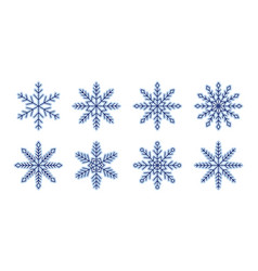 Collection Of Simple Minimal Snowflakes Winter