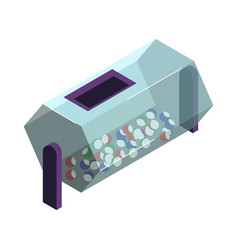 Isometric Lottery Machine