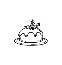 Traditional Christmas Food Pudding