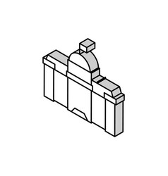 Government Building Isometric Icon