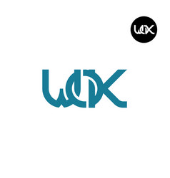 Letter Wok Monogram Logo Design