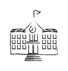 School Sketch Building Vector Images Over 390