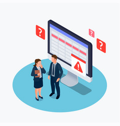 Financial Regulation Isometric