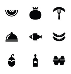 Fruit Food And Vegetable Icons