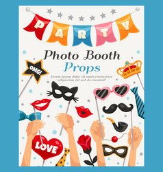 Photo Booth Party Props Poster