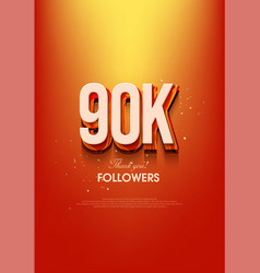 Modern Design To Say Thank You For Achieving 90k