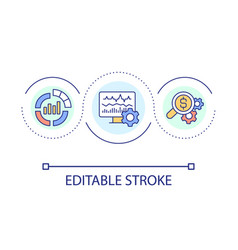 Revenue Management Loop Concept Icon