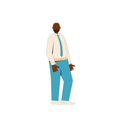 African American Man Male Character Wearing