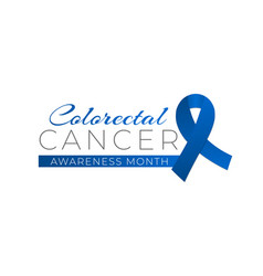 Colorectal Cancer Awareness Month Isolated Logo