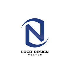 Abstract N Symbol Business Company Logo Template