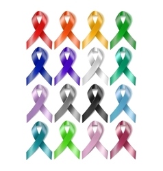 yellow cause ribbon vector
