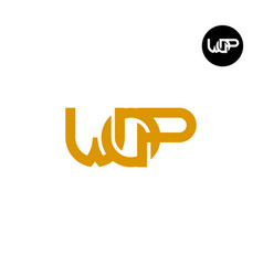 Letter Wop Monogram Logo Design