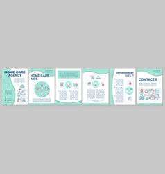 Nursing Service Brochure Template Layout