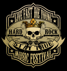 Vintage Rock N Roll Shirt Vector Images 91