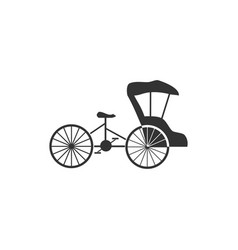 Becak Rickshaw Transportation Icon