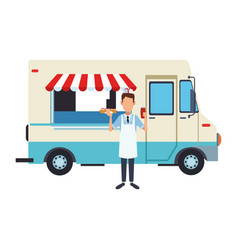 Food Truck And Owner