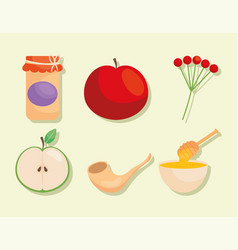 Rosh Hashanah Icon Collection