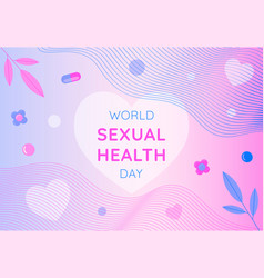 World Sexual Health Day Concept Background