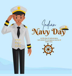 Banner Design Of Indian Navy Day