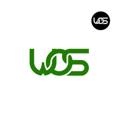 Letter Wos Monogram Logo Design