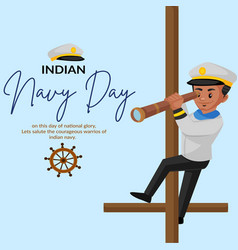 Banner Design Of Indian Navy Day