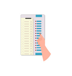 Election Voting Machine Voting Finger