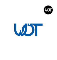 Letter Wot Monogram Logo Design