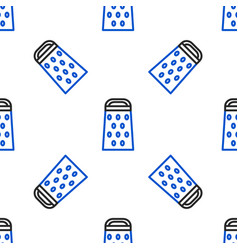 Line Grater Icon Isolated Seamless Pattern