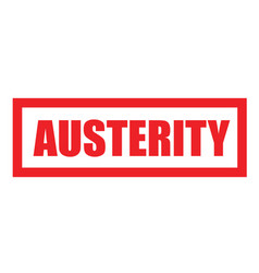 Austerity Sticker Stamp