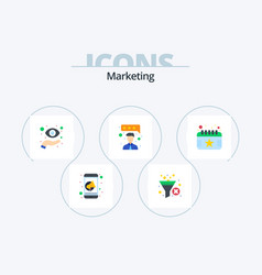 Marketing Flat Icon Pack 5 Icon Design Day Review