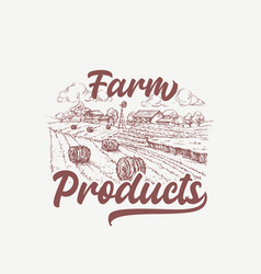 Farmhouse Products Lettering Retro Hand Drawn