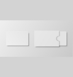 3d Realistic Blank Credit Card Gift Card