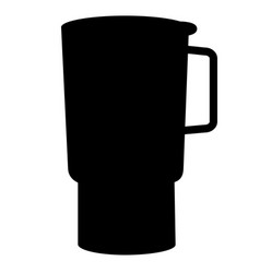 Travel Mug Icon Thermo Cup Sign Modern Thermoses