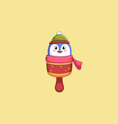 Cute Animal Ice Cream Character Design