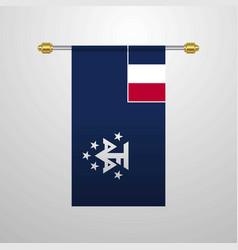 French Southern And Antarctic Lands Hanging Flag