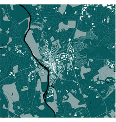 Map City Worcester England Uk