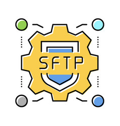 Sftp Label Color Icon Sign