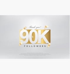 Thank You 90k Followers Simple Design