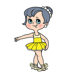 Ute Cartoon Little Ballerina Girl In Ballet