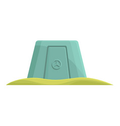 Bunker Icon Cartoon Bomb Shelter