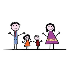 Family Cartoon Color