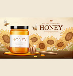 Sunflower Honey Promo Banner