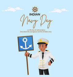 Banner Design Of Indian Navy Day