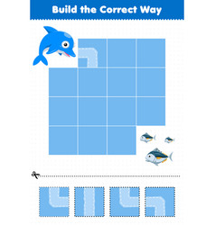 Education Game For Children Build The Correct Way