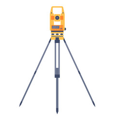 Tacheometer Theodolite On Tripod Geological