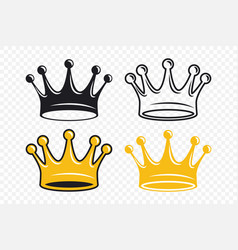 Crowns Crown Icon Set Collection Of Crown