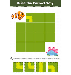 Education Game For Children Build The Correct Way