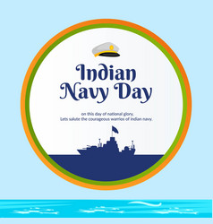 Banner Design Of Indian Navy Day