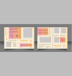 Merchandise Gradient Bifold Brochure Template