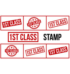 1st Class Rubber Stamp Set